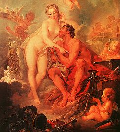 Francois Boucher, 'The Visit of Venus to Vulcan'