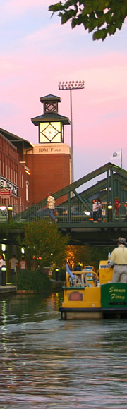 Bricktown canal in downtown Oklahoma City